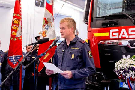 OBČINA PIVKA PREDAJA VOZILA GVC-1 PGD KOŠANA 6.5.2025 - Valter Leban-1979